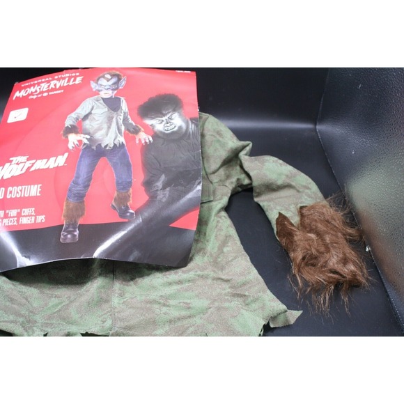 Size Small 4-6 Universal Studios Monsterville‎ The Wolf Man Halloween Costume - Picture 4 of 9
